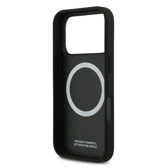 Bmw Iphone 17 Pro Case - Leather Seat Design With Magsafe And Metal Logo - Grey